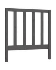 Tête de lit Gris 81x4x100 cm Bois massif de pin | Mobilier & Déco