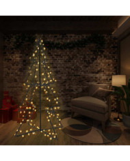 Arbre de Noël cône 240 LED d'intérieur/d'extérieur 115x150 cm | Mobilier & Déco