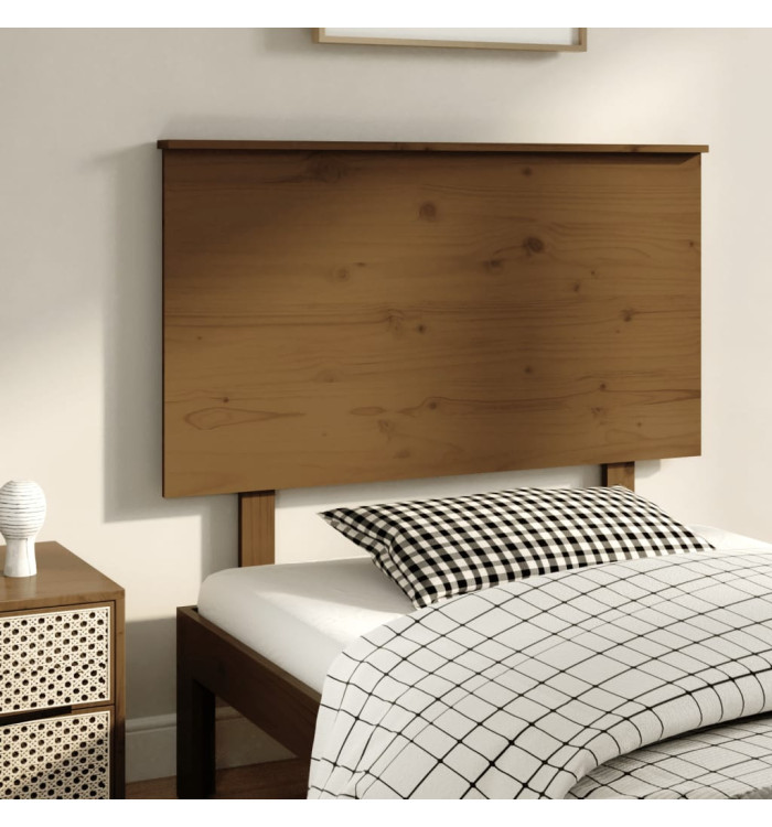 Tête de lit Marron miel 94x6x82,5 cm Bois massif de pin | Mobilier & Déco