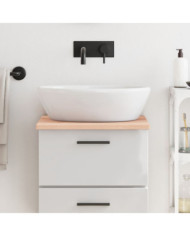 Comptoir de salle de bain 40x60x2 cm bois massif non traité | Mobilier & Déco