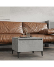 Table d'appoint Gris béton 50x46x35 cm Bois d'ingénierie | Mobilier & Déco