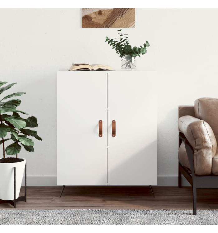 Buffet blanc 69,5x34x90 cm bois d'ingénierie | Mobilier & Déco