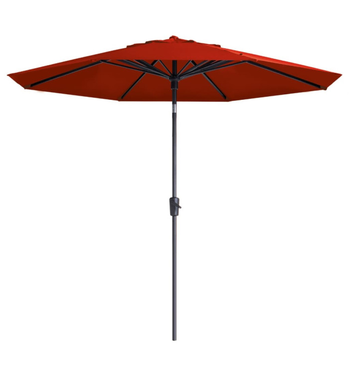 Madison Parasol de jardin Paros II Luxe 300 cm rouge brique | Mobilier & Déco