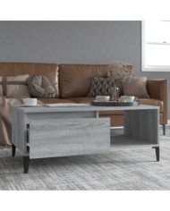 Table basse Sonoma gris 90x50x36,5 cm Bois d'ingénierie | Mobilier & Déco