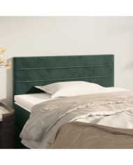 Tête de lit Vert foncé 100x5x78/88 cm Velours | Mobilier & Déco