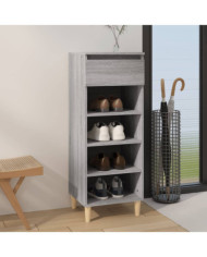 Armoire à chaussures Sonoma gris 40x36x105 cm Bois d'ingénierie | Mobilier & Déco