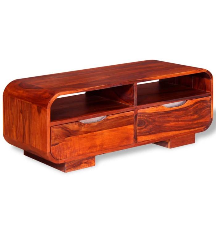 Table basse Bois massif 90x40x35 cm | Mobilier & Déco