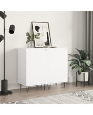 Buffets 2 pcs blanc 40x35x70 cm bois d’ingénierie | Mobilier & Déco