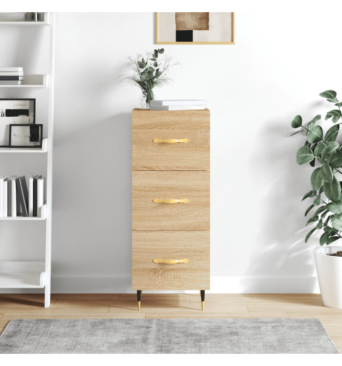 Buffet Chêne sonoma 34,5x34x90 cm Bois d'ingénierie | Mobilier & Déco