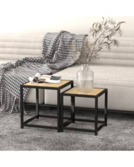 Tables à thé 2 pcs MDF Chêne sonoma | Mobilier & Déco