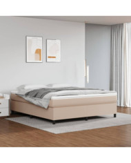 Sommier à lattes de lit avec matelas Cappuccino 160x200 cm | Mobilier & Déco