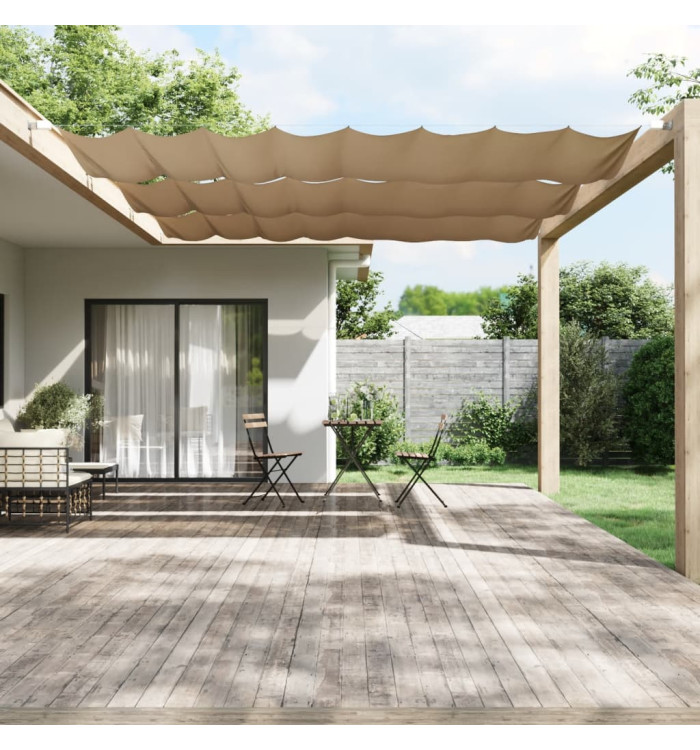 Auvent vertical Taupe 180x600 cm Tissu oxford | Mobilier & Déco