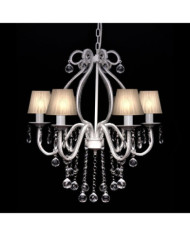 Chandelier avec 2300 cristaux Blanc | Mobilier & Déco