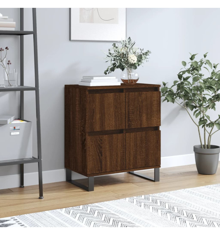 Buffet Chêne marron 60x35x70 cm Bois d'ingénierie | Mobilier & Déco