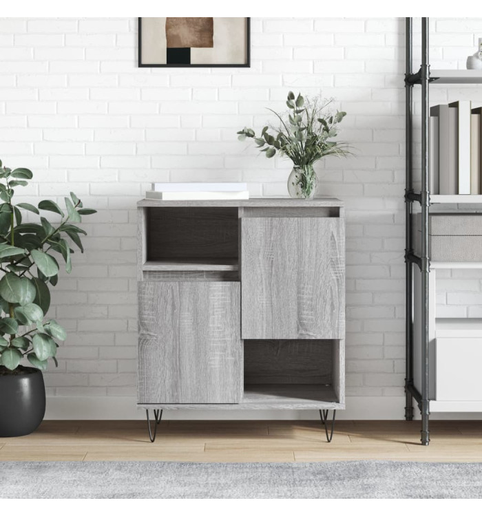 Buffet Sonoma gris 60x35x70 cm Bois d'ingénierie | Mobilier & Déco
