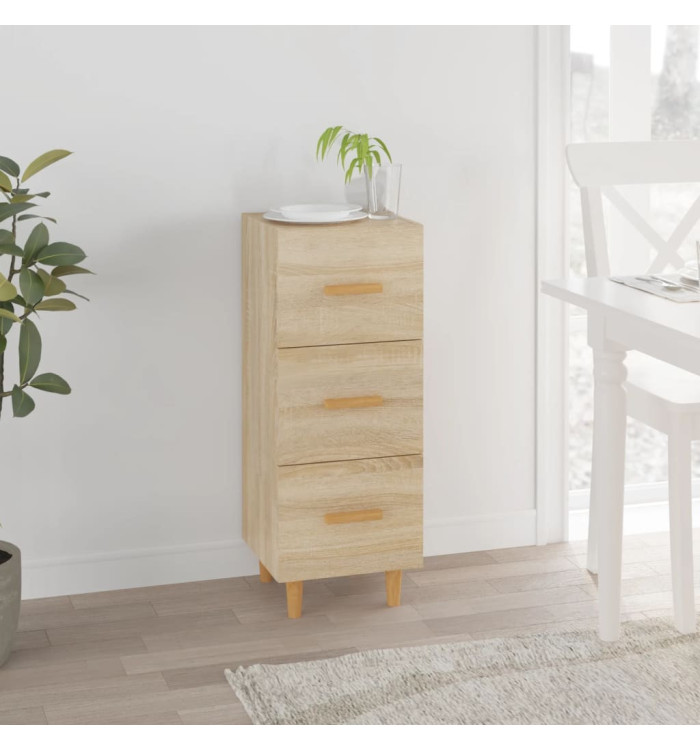 Buffet Chêne sonoma 34,5x34x90 cm Bois d'ingénierie | Mobilier & Déco