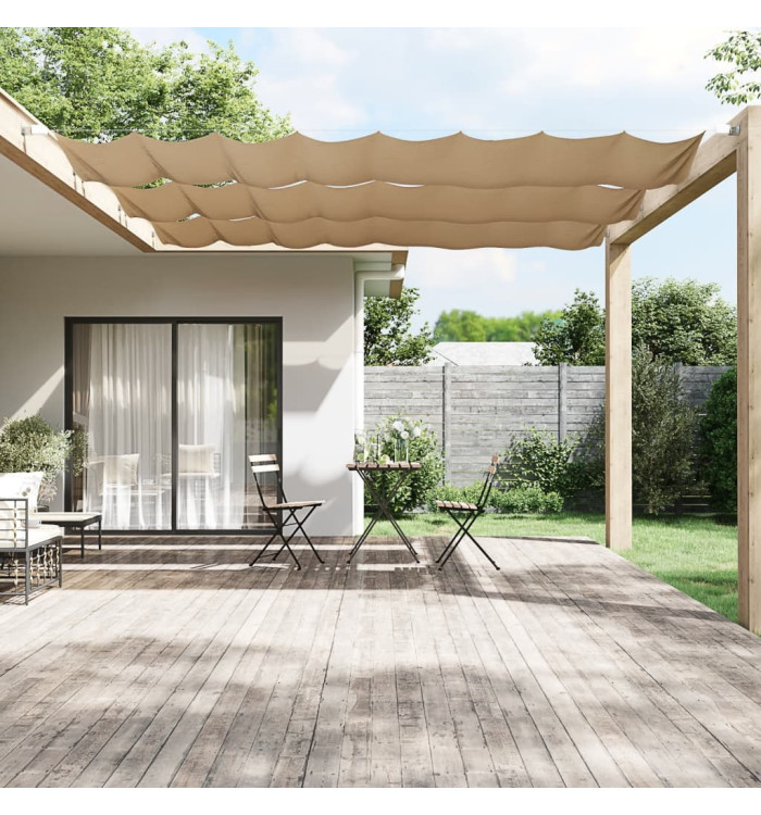 Auvent vertical Taupe 60x360 cm Tissu oxford | Mobilier & Déco