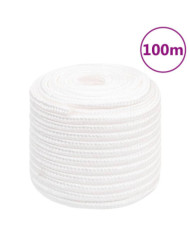Corde de bateau Blanc complet 16 mm 100 m Polypropylène | Mobilier & Déco