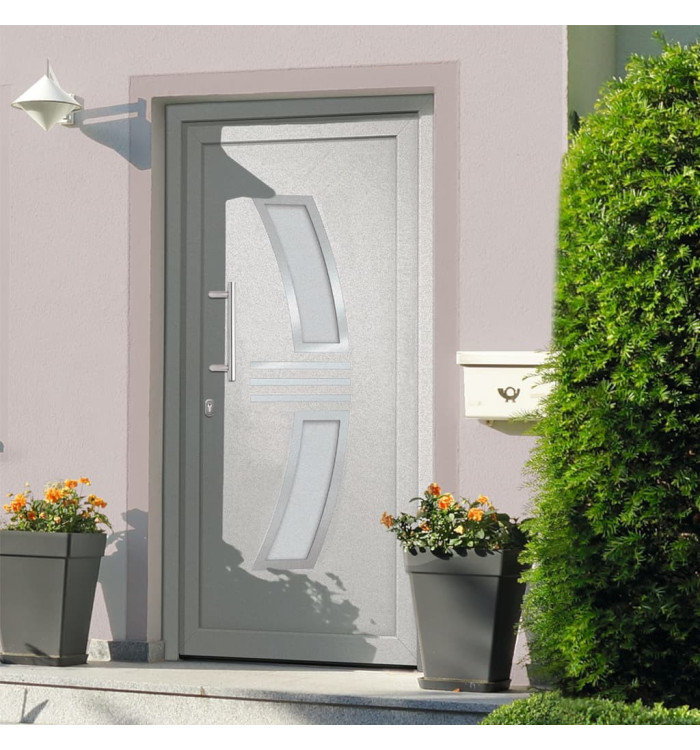 Porte d'entrée Blanc 108x208 cm | Mobilier & Déco