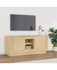 Meuble TV chêne sonoma 102x35x45 cm bois d'ingénierie | Mobilier & Déco