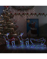 Décoration de Noël d'extérieur Renne et traîneau 576 LED | Mobilier & Déco