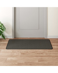 Tapis de couloir aspect sisal anthracite 50x100 cm | Mobilier & Déco