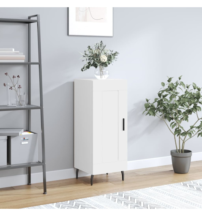 Buffet blanc 34,5x34x90 cm bois d'ingénierie | Mobilier & Déco