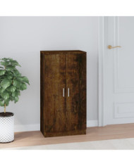 Armoire à chaussures Chêne fumé 55x35x108 cm Bois d'ingénierie | Mobilier & Déco