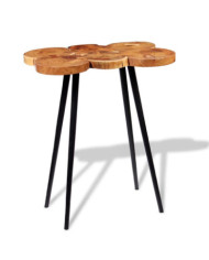Table de bar Bois d'acacia massif 90x60x110 cm | Mobilier & Déco