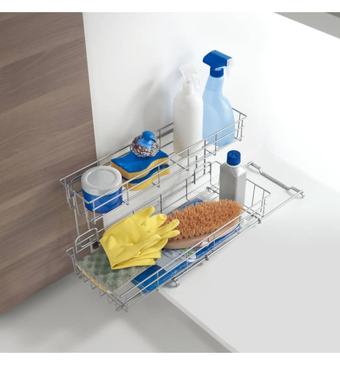 Metaltex Organisateur d'évier à 2 niveaux Limpio | Mobilier & Déco