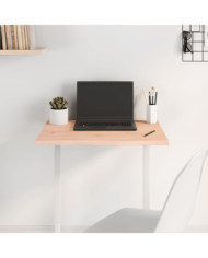 Dessus de table 60x40x2 cm bois de chêne massif non traité | Mobilier & Déco