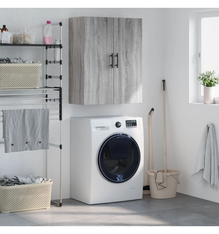 Armoire murale sonoma gris 69,5x34x90 cm | Mobilier & Déco