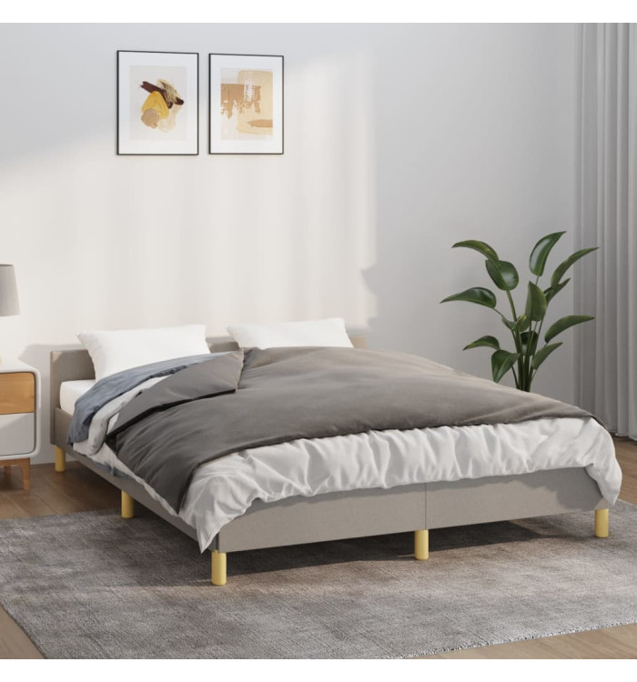 Couverture lestée avec housse Gris 138x200 cm 10 kg Tissu | Mobilier & Déco