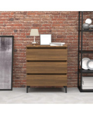 Buffet Chêne marron 60x35x69 cm Bois d'ingénierie | Mobilier & Déco