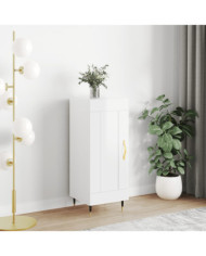 Buffet Blanc brillant 34,5x34x90 cm Bois d'ingénierie | Mobilier & Déco