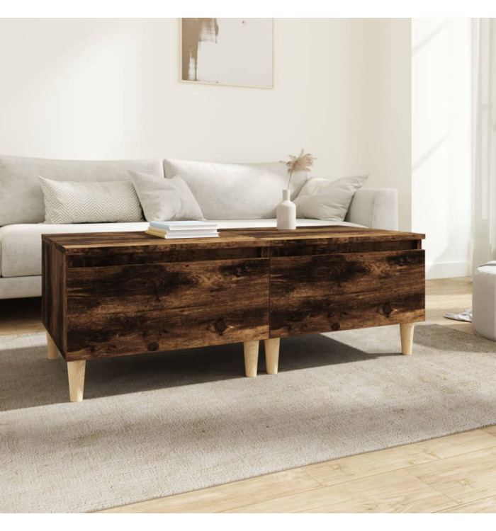 Tables d'appoint 2 pcs Chêne fumé 50x46x35 cm Bois ingénierie | Mobilier & Déco