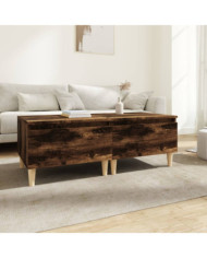 Tables d'appoint 2 pcs Chêne fumé 50x46x35 cm Bois ingénierie | Mobilier & Déco