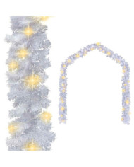Guirlande de Noël avec lumières LED 5 m Blanc | Mobilier & Déco