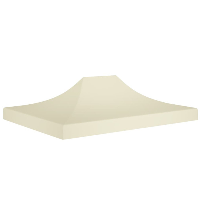 Toit de tente de réception 4,5x3 m Crème 270 g/m² | Mobilier & Déco