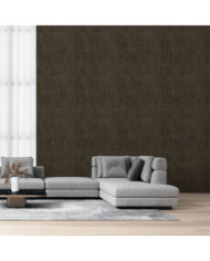 Noordwand Papier peint Zero Faux Uni Linen Marron | Mobilier & Déco