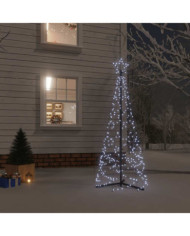 Arbre de Noël cône 200 LED Blanc froid 70x180 cm | Mobilier & Déco