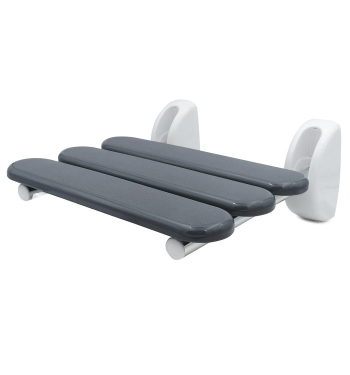 RIDDER Siège de douche rabattable Pro gris | Mobilier & Déco