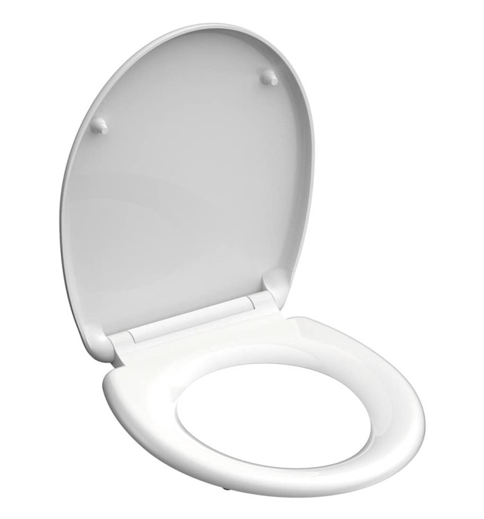 SCHÜTTE Siège de toilette WHITE duroplast | Mobilier & Déco