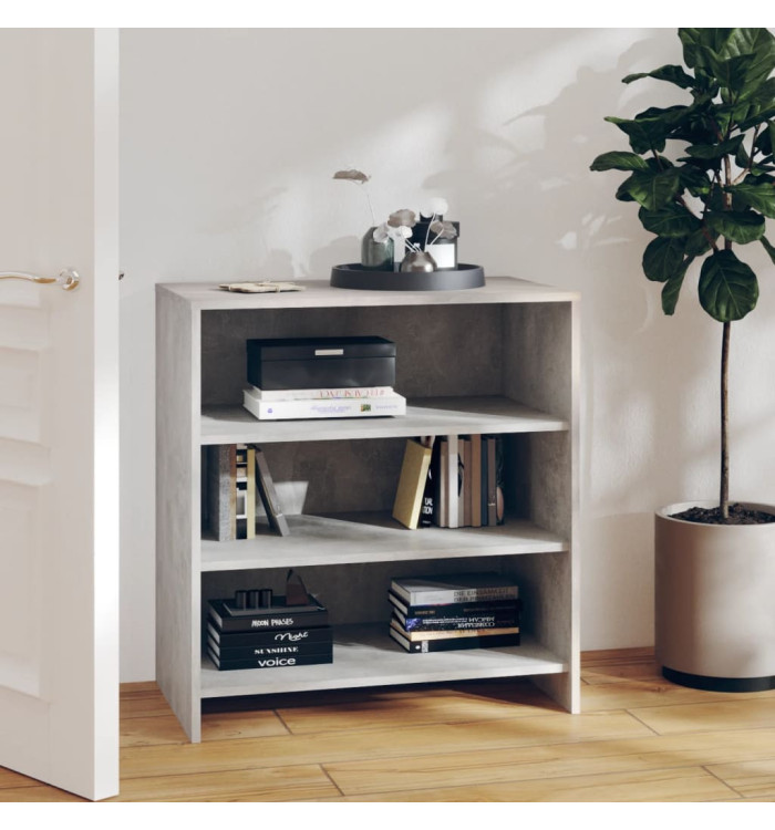 Buffet Gris béton 70x40,5x75 cm Bois d'ingénierie | Mobilier & Déco