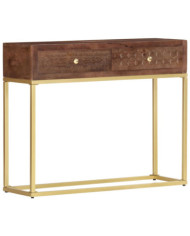 Table console 90 x 30 x 75 cm Bois de manguier massif | Mobilier & Déco