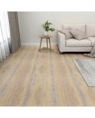Dalles de plancher autoadhésives 20 pcs PVC 1,86 m² marron | Mobilier & Déco