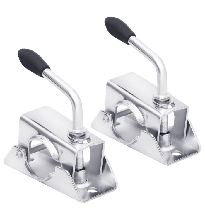 Pinces de roue de jauge 2 pcs 13,5x6,5x14 cm Acier galvanisé | Mobilier & Déco