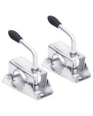 Pinces de roue de jauge 2 pcs 13,5x6,5x14 cm Acier galvanisé | Mobilier & Déco