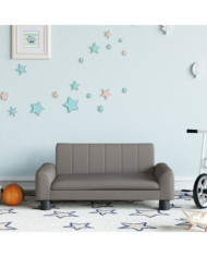 Canapé pour enfants taupe 70x45x30 cm tissu | Mobilier & Déco