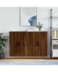 Armoires murales 2 pcs chêne marron 69,5x34x90 cm | Mobilier & Déco